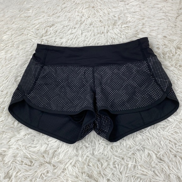 Lululemon Speed Short Ravish Reptile Silver Black / Black - Picture 2 of 7